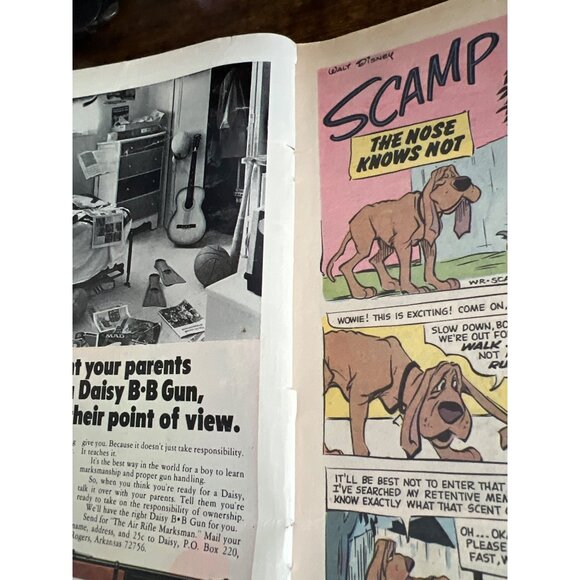 Whitman Walt Disney Scamp Comic #12 1973 50th Anniversary Edition Vintage - Picture 4 of 6